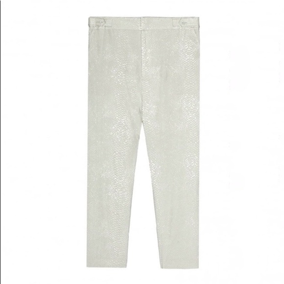 EQUIPMENT FEMME Charlyne Trouser In Sky Gray Size 6 - Picture 7 of 9